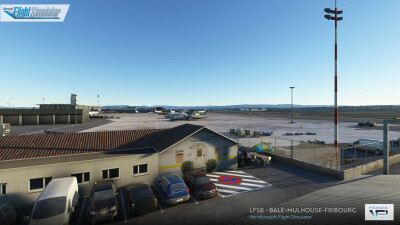 LFSB Basel-Mulhouse-Freiburg Airport - Microsoft Flight Simulator screenshot