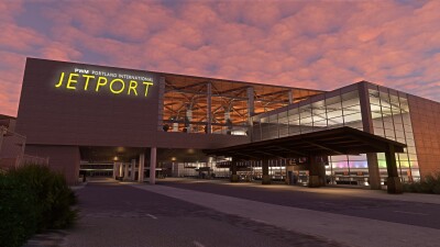 KPWM Portland International Jetport - Microsoft Flight Simulator screenshot