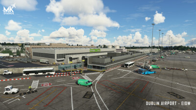 EIDW Dublin Airport v2 - Microsoft Flight Simulator screenshot