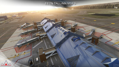 EETN Tallinn Airport - Microsoft Flight Simulator screenshot