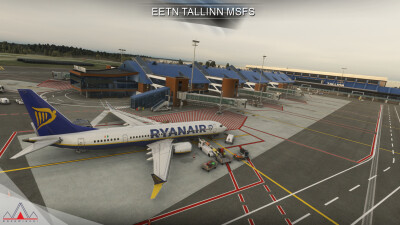 EETN Tallinn Airport - Microsoft Flight Simulator screenshot