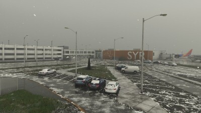 KSYR Syracuse Hancock International Airport - Microsoft Flight Simulator screenshot