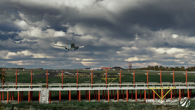 EBLG Liège Airport - Microsoft Flight Simulator screenshot