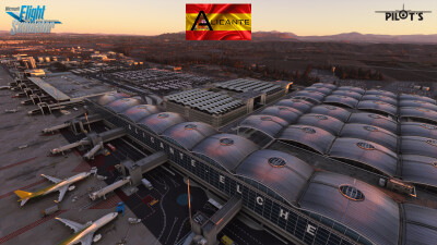 LEAL Alicante Airport - Microsoft Flight Simulator screenshot