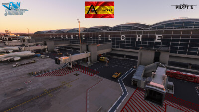 LEAL Alicante Airport - Microsoft Flight Simulator screenshot