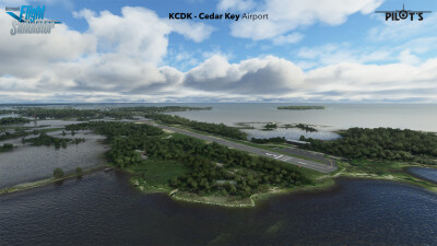 KCDK Cedar Key Airport - Microsoft Flight Simulator screenshot
