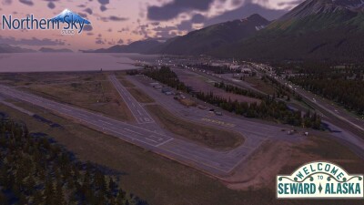 PAWD Seward Airport - X-Plane 12 screenshot
