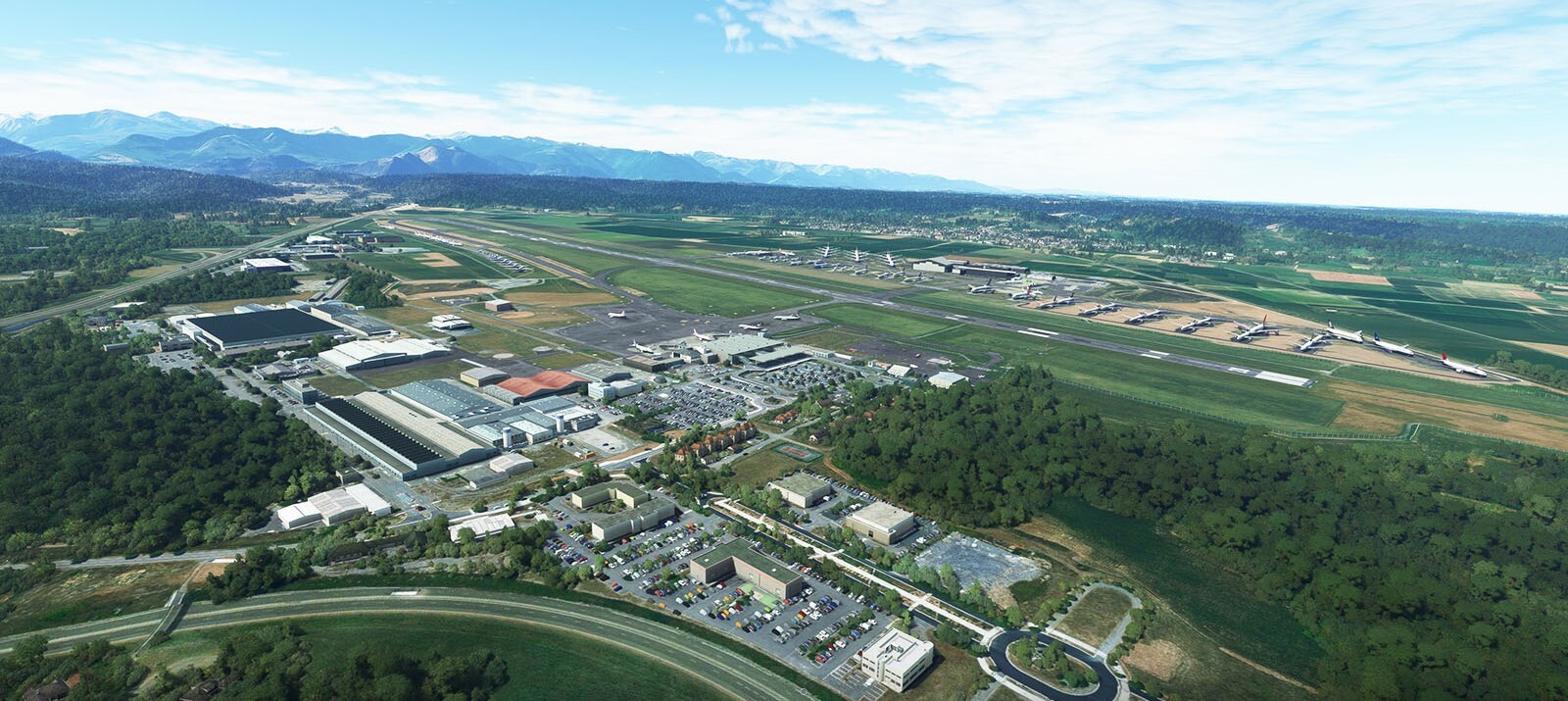 LFBT Tarbes–Lourdes–Pyrénées Airport - Microsoft Flight Simulator