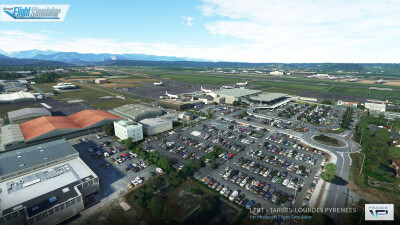 LFBT Tarbes–Lourdes–Pyrénées Airport - Microsoft Flight Simulator screenshot
