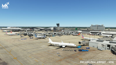 KPHL Philadelphia International Airport - Microsoft Flight Simulator screenshot