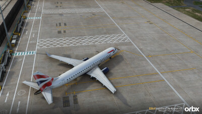 EGLC London City Airport v2 - Microsoft Flight Simulator screenshot