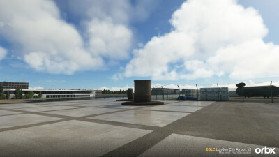 EGLC London City Airport v2 - Microsoft Flight Simulator screenshot