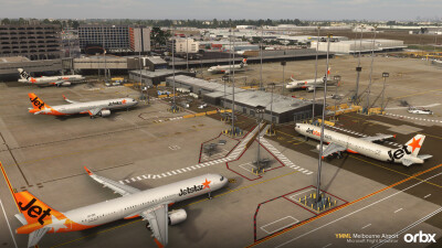 YMML Melbourne International Airport - Microsoft Flight Simulator screenshot