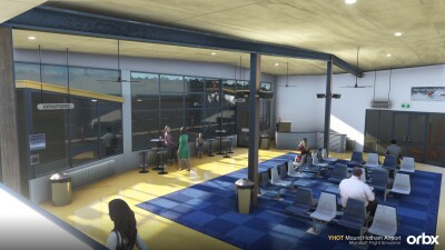 YHOT Mount Hotham Airport - Microsoft Flight Simulator screenshot