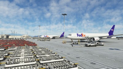 KONT Ontario International Airport - Microsoft Flight Simulator screenshot