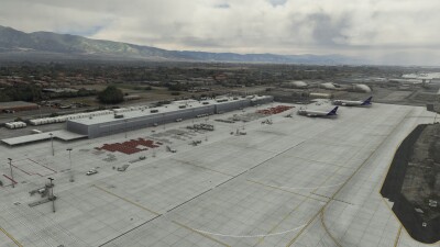 KONT Ontario International Airport - Microsoft Flight Simulator screenshot