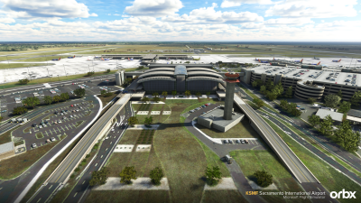 KSMF Sacramento International Airport - Microsoft Flight Simulator screenshot