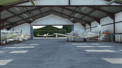 EGHA Compton Abbas Airfield - Microsoft Flight Simulator screenshot