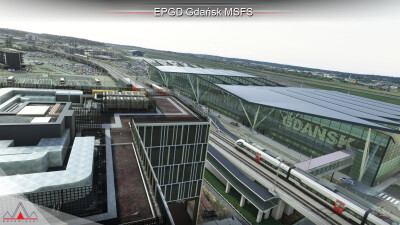 EPGD Gdańsk Lech Wałęsa Airport - Microsoft Flight Simulator screenshot