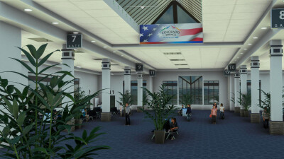 KCOS Colorado Springs Airport - Microsoft Flight Simulator screenshot