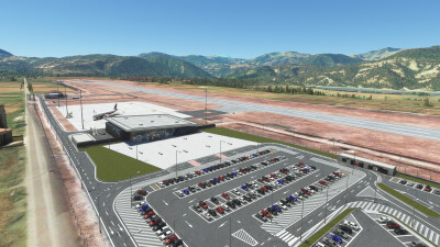 LAKU Kukës International Airport - Microsoft Flight Simulator screenshot
