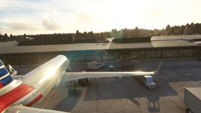 KBLI Bellingham International Airport - Microsoft Flight Simulator screenshot