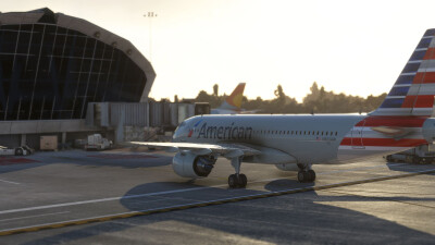KFAT Fresno Yosemite International Airport (fly2) - Microsoft Flight Simulator screenshot