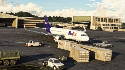 KPVD Rhode Island T. F. Green International Airport - Microsoft Flight Simulator screenshot