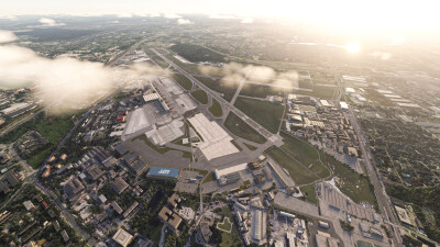 EPWA Warsaw Chopin International Airport - Microsoft Flight Simulator screenshot