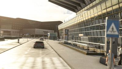 EPWA Warsaw Chopin International Airport - Microsoft Flight Simulator screenshot