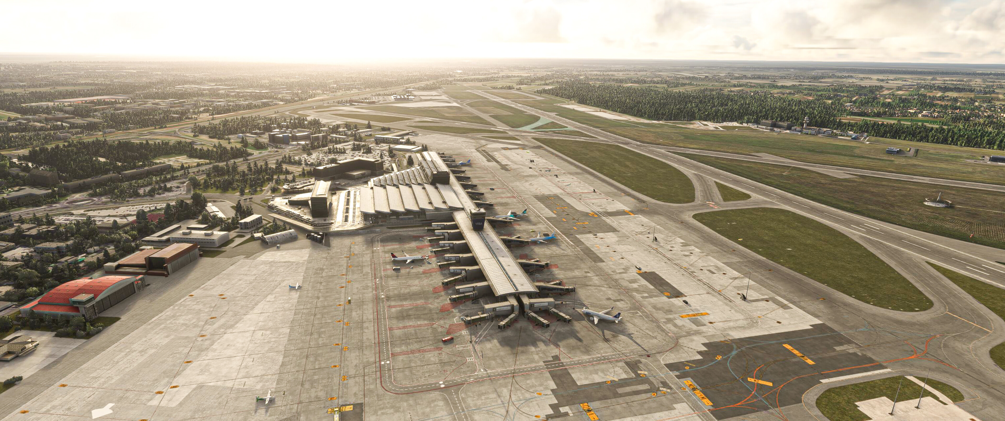 EPWA Warsaw Chopin International Airport - Microsoft Flight Simulator ...