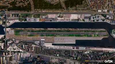 EGLC London City Airport - X-Plane 12 screenshot