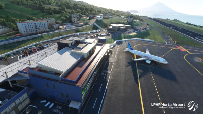 LPHR Horta Airport - Microsoft Flight Simulator screenshot