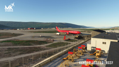BGSF Kangerlussuaq Airport - Microsoft Flight Simulator screenshot