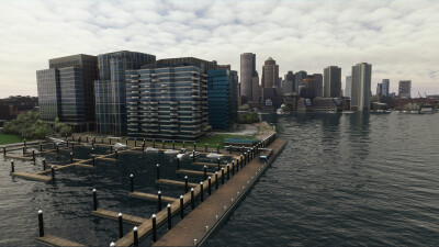 SamScene3D USA Modern Cities Vol. 1 - Microsoft Flight Simulator screenshot