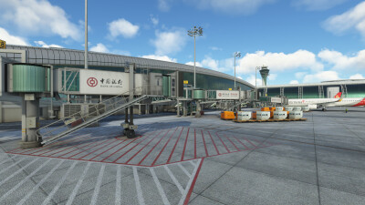 ZGGG Guangzhou International Airport - Microsoft Flight Simulator screenshot