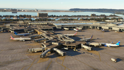 KSAN San Diego International - Microsoft Flight Simulator screenshot