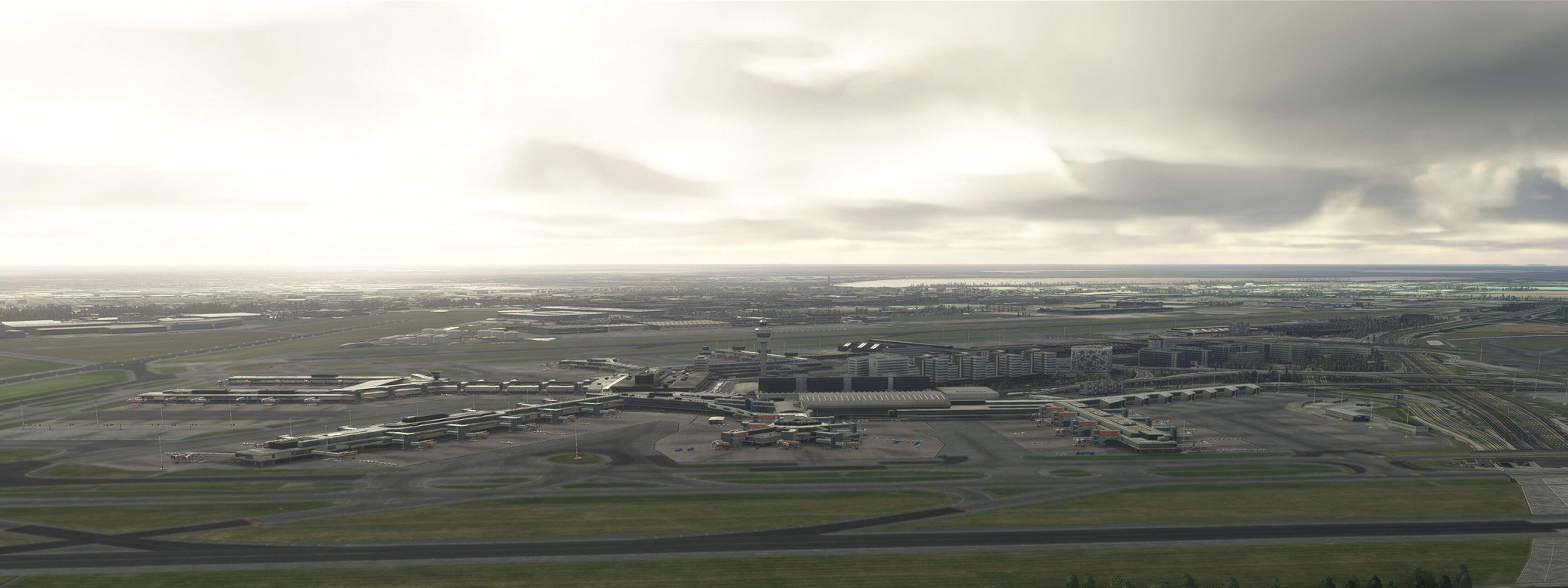 EHAM Amsterdam Schiphol Airport - Microsoft Flight Simulator
