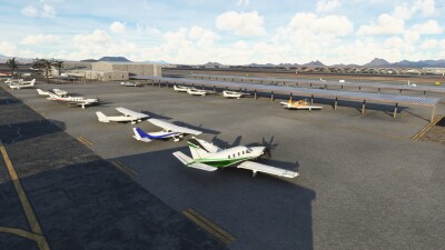 KTUS Tucson International Airport - Microsoft Flight Simulator screenshot