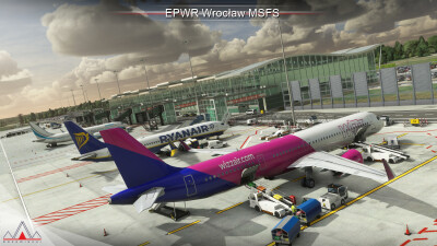 EPWR Wroclaw Airport - Microsoft Flight Simulator screenshot