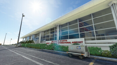 TKPK Robert L. Bradshaw Airport, St. Kitts - Microsoft Flight Simulator screenshot