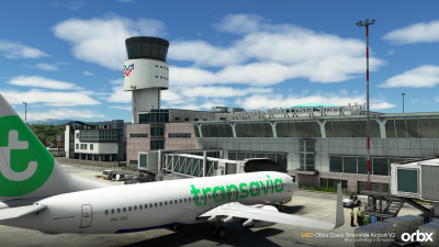 LIEO Olbia Costa Smeralda Airport V2 - Microsoft Flight Simulator screenshot