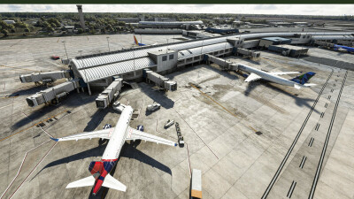 KJAX  Jacksonville International Airport - Microsoft Flight Simulator screenshot
