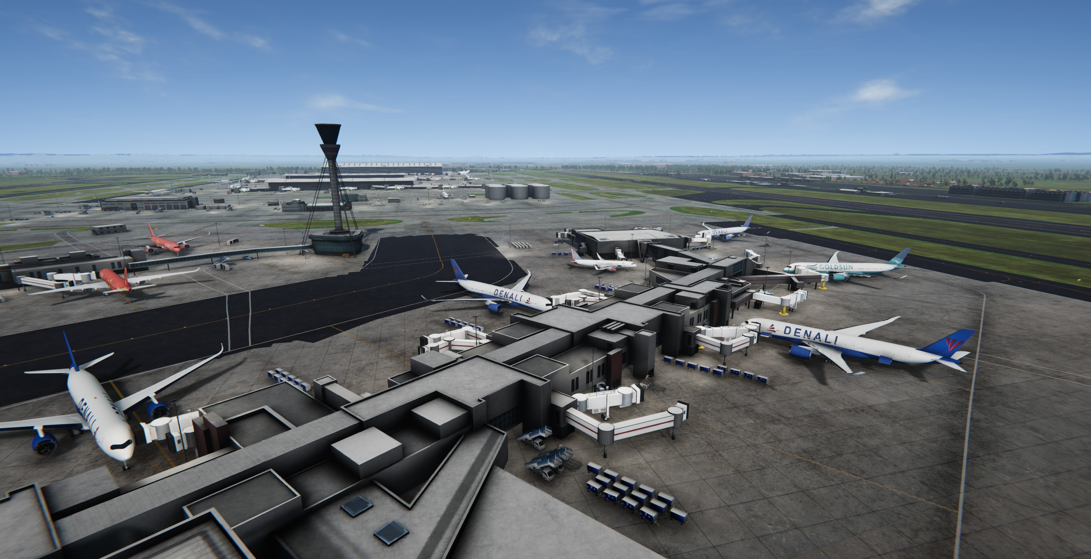 EGLL Heathrow Airport – Tower! Simulator 3 - Orbx
