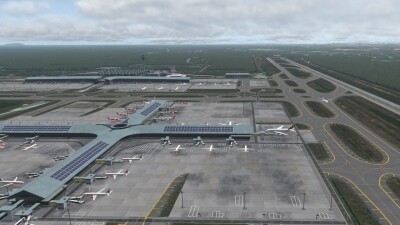 WMKK Kuala Lumpur International Airport X-Plane 12 screenshot