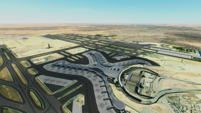 OMAA Abu Dhabi International Airport - X-Plane11 screenshot