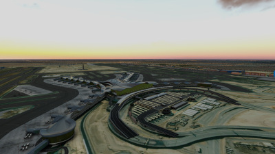 OMAA Abu Dhabi International Airport - X-Plane11 screenshot