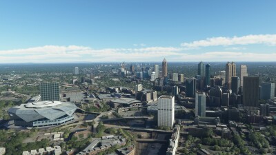 SamScene3D USA Modern Cities Vol. 2 - Microsoft Flight Simulator screenshot