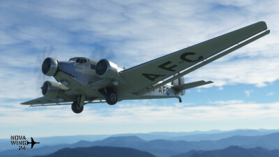 Novawing24 Junkers Ju 52 Airliner Livery Pack 1 - Microsoft Flight Simulator screenshot