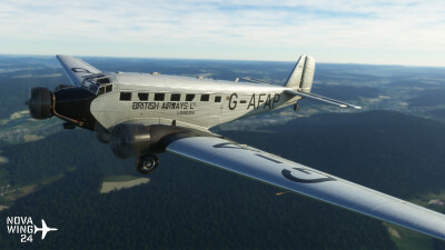 Novawing24 Junkers Ju 52 Airliner Livery Pack 1 - Microsoft Flight Simulator screenshot